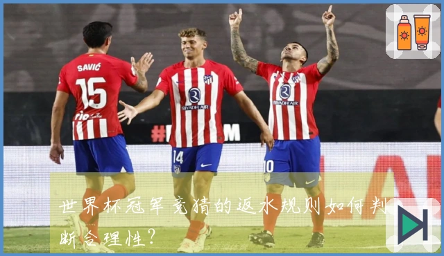 世界杯冠军竞猜的返水规则如何判断合理性?