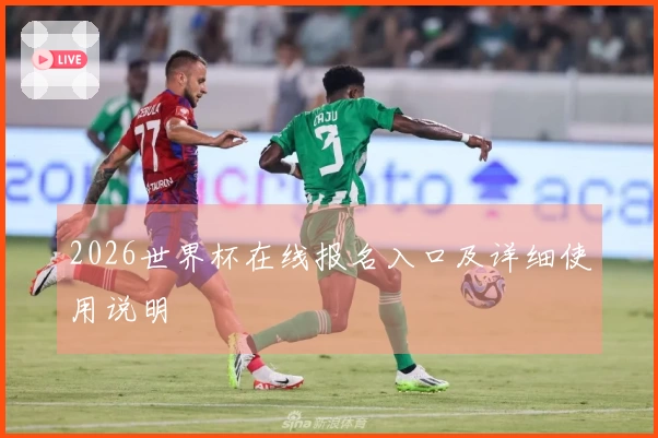 2026世界杯在线报名入口及详细使用说明
